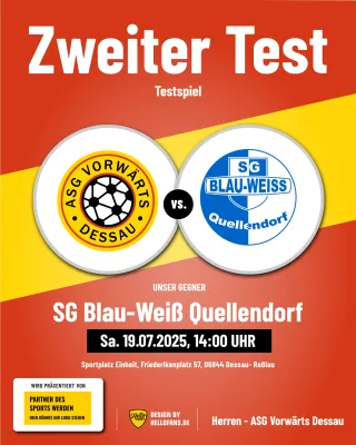 (1M) Zweiter Test- Quellendorf zu Gast