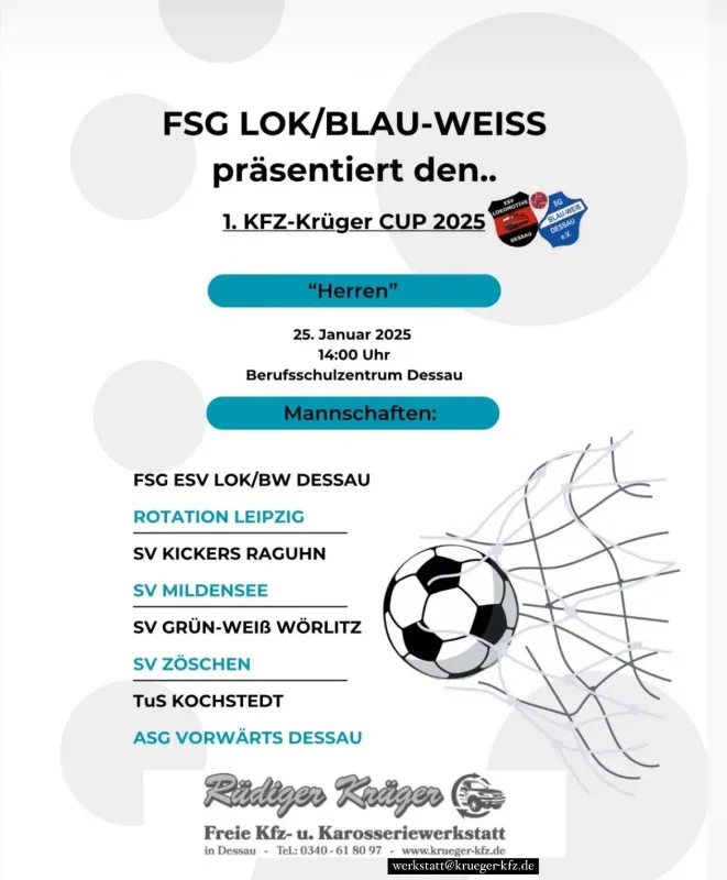 ASG beim 1. KFZ- Krüger- Cup am Start