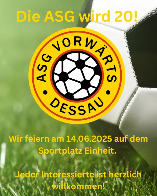 Die ASG wird 20!