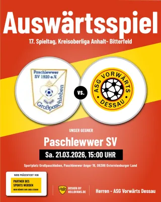 (1M) ASG zu Gast beim Paschlewwer SV