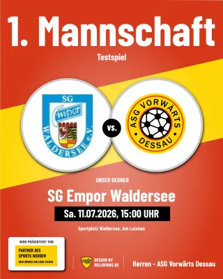 (1M) Erster Test in Waldersee
