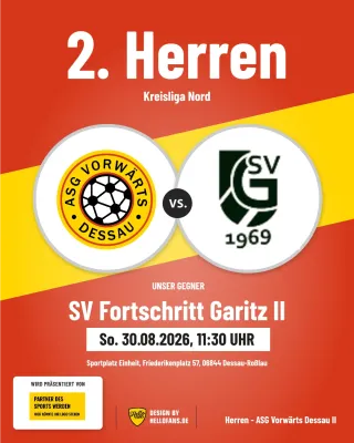 (2M) Erstes Pflichtspiel seit fast 6 Jahren- Zweite fordert Garitz II